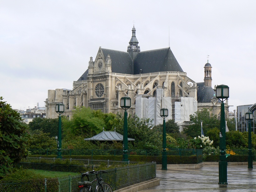 Vu du Forum des Halles: St Eustache vu du Forum des Halles  006